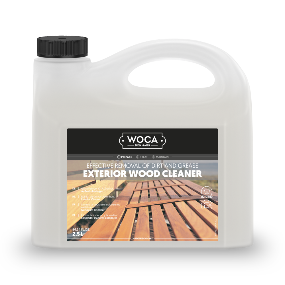 Woca, Exterior Wood Cleaner, 2,5ltr, Reicht für ca. 6-10 m2/l