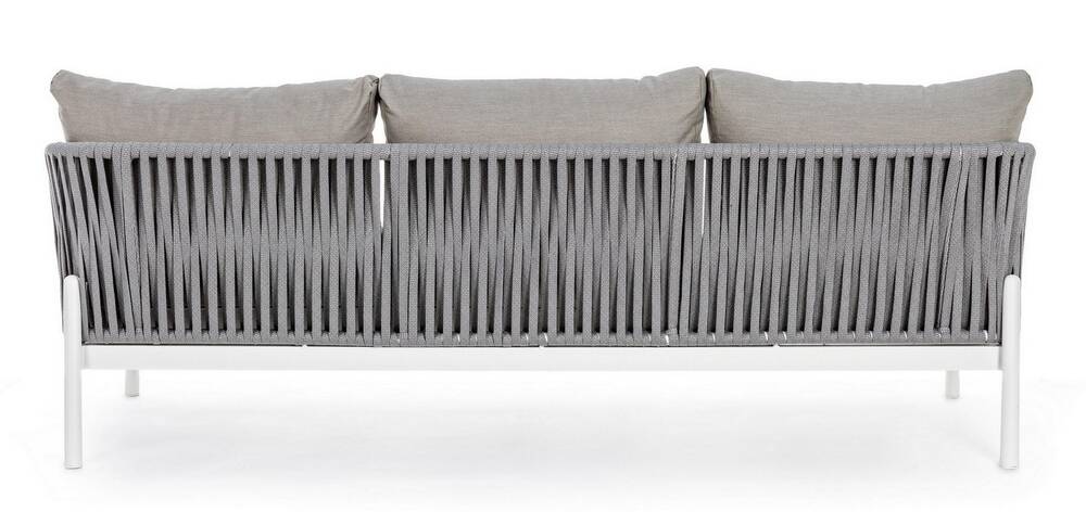 Loungesofa Florencia weiß grau