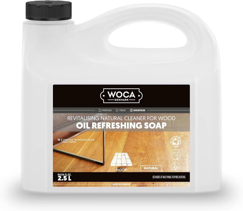 Woca, Oil Refreshing Soap, Natur, 2,5ltr, Reicht für ca. 150-200 m2/l, (VE4)