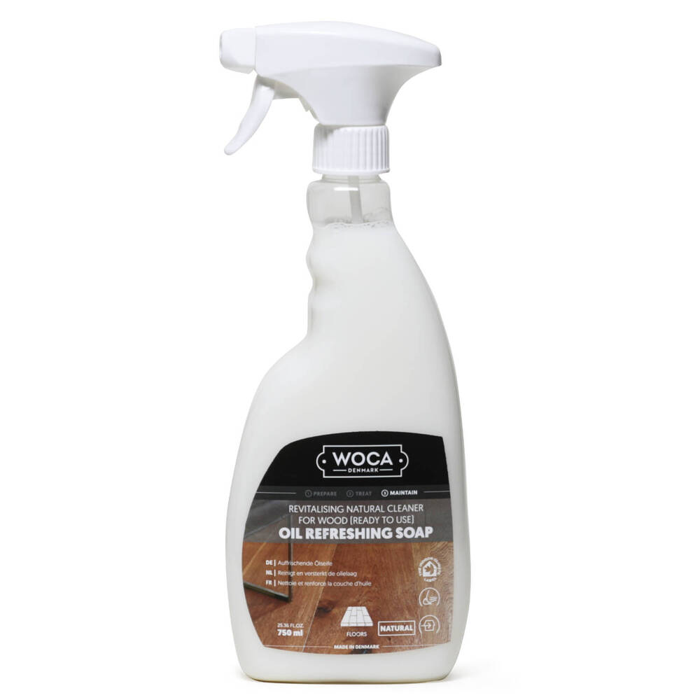 Woca, Oil Refreshing Soap in Spray, Natur, 0,75ltr, Reicht für ca. ., (VE6)