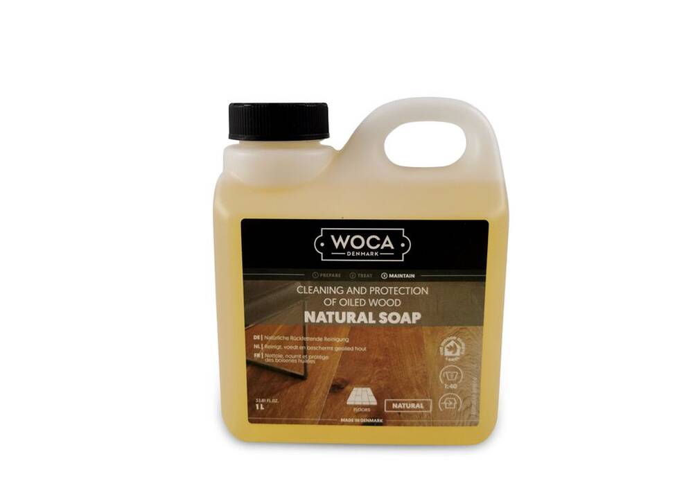 Woca, Natural Soap, Natur, 1,0ltr, Reicht für ca. 320-400 m2/l, (VE6)