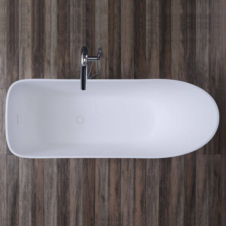 Badewanne StoneArt AEGO / AWT BS-527 weiß 180x75 glänzend