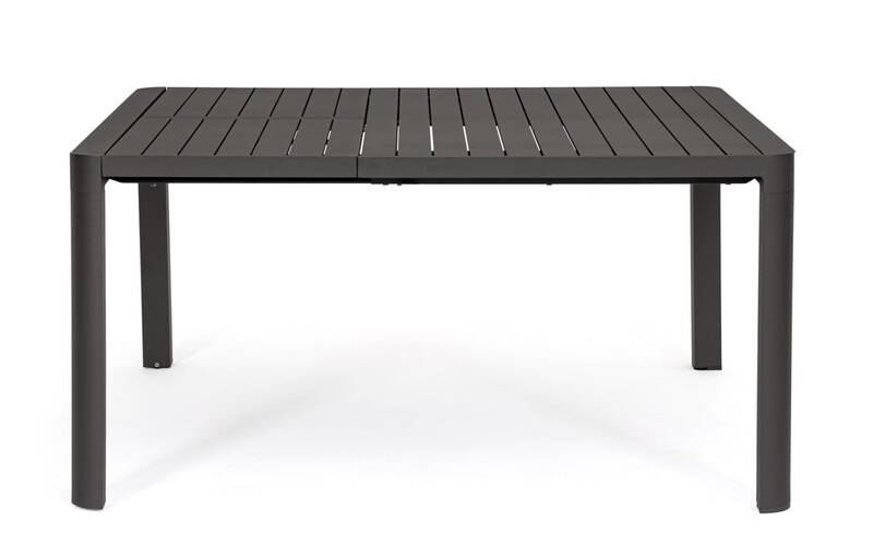 Esstisch TaVolo All. Kiplin anthrazit ausziehbar auf 149x149cm(150x97/150)Ausstellungstück