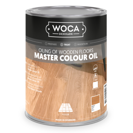 Woca, Master Colour Oil, Weiß, 1,0ltr, Reicht für ca. 10-12 m2/l, (VE6)